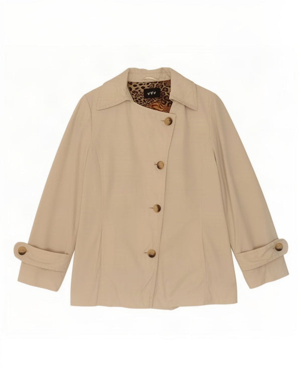 Marks & Spencer Gabardina Per Una para mujer Reino Unido 44 Grande Algodón beige