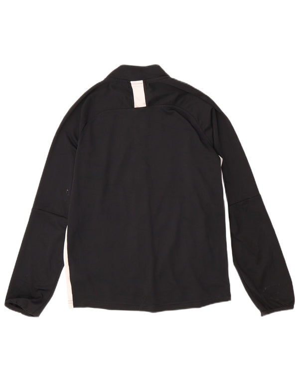 Nike Chaqueta de chándal para niños 13-14 años XL Negro Colorblock Poliéster
