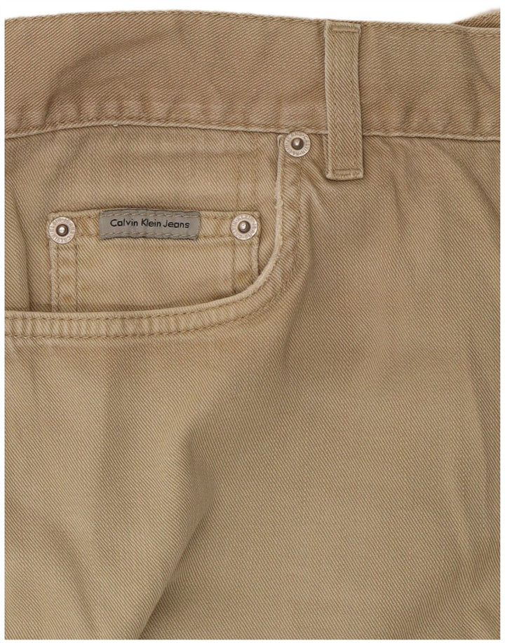 Vaqueros rectos Calvin Klein para hombre W34 L29 Beige