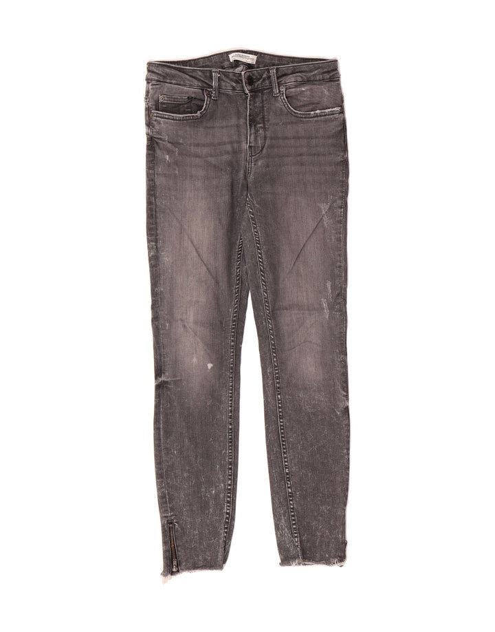 ZARA Womens Slim Jeans EU 38 Small W28 L27 Grey Cotton Vintage Zara and Second-Hand Zara from Messina Hembry 