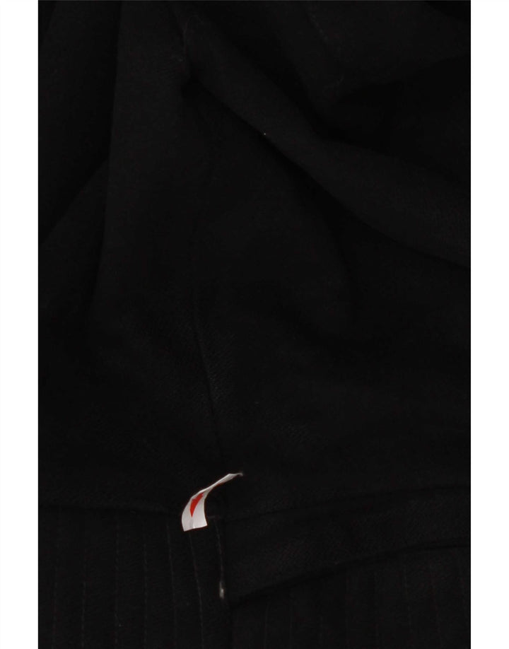 Chaqueta motera para mujer Reiss UK 10 Small Black Wool