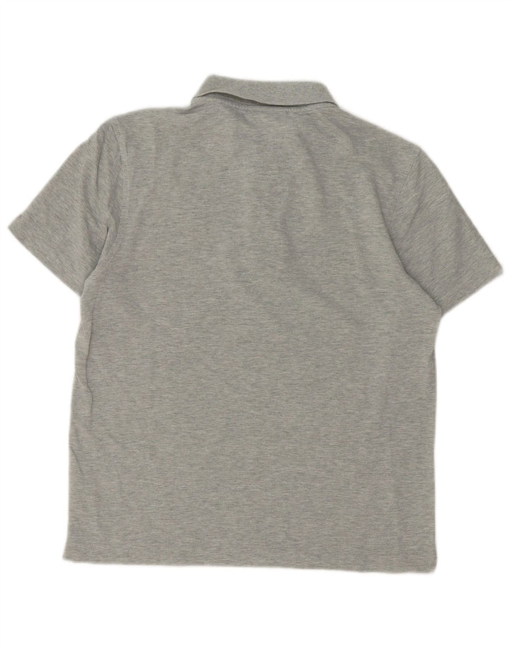 Polo Lacoste para hombre talla 4 algodón moteado gris medio