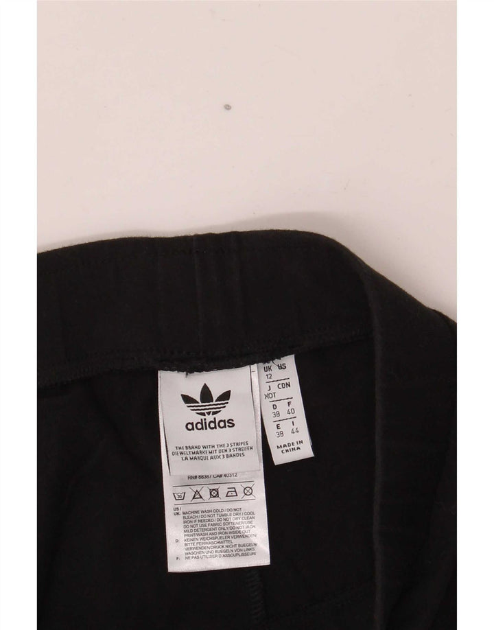 Adidas Leggings gráficos para mujer Reino Unido 12 Algodón negro mediano