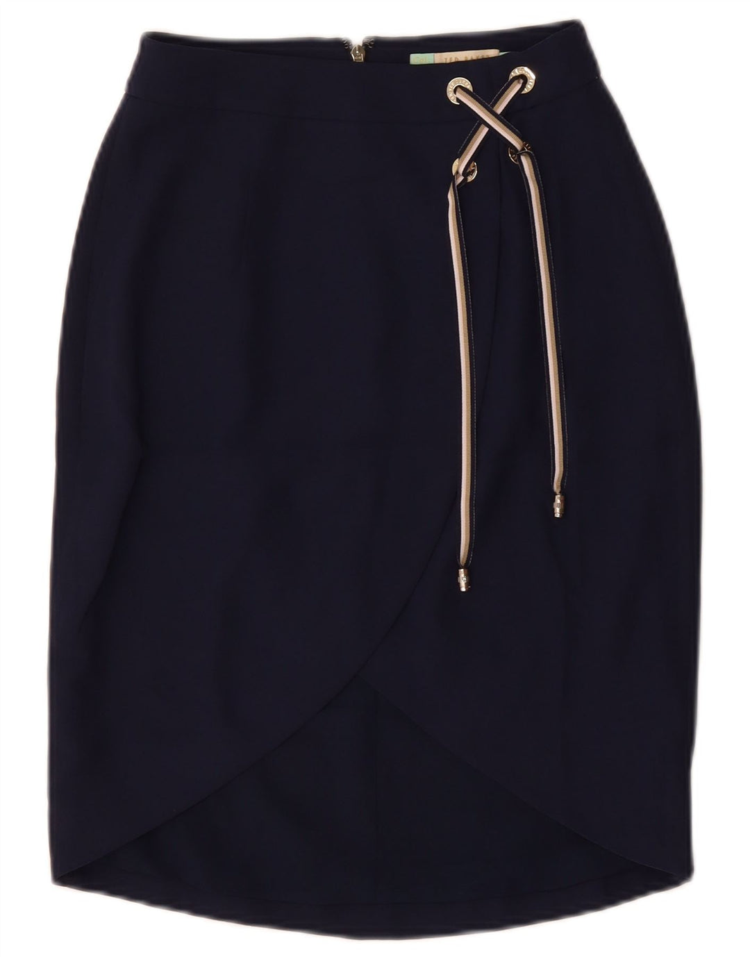 TED BAKER Falda lápiz para mujer Talla 0 2XS W24 Azul marino