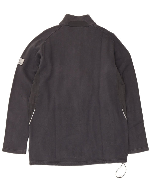 Adidas - Chaqueta de chándal para hombre, talla 42/44, algodón gris grande