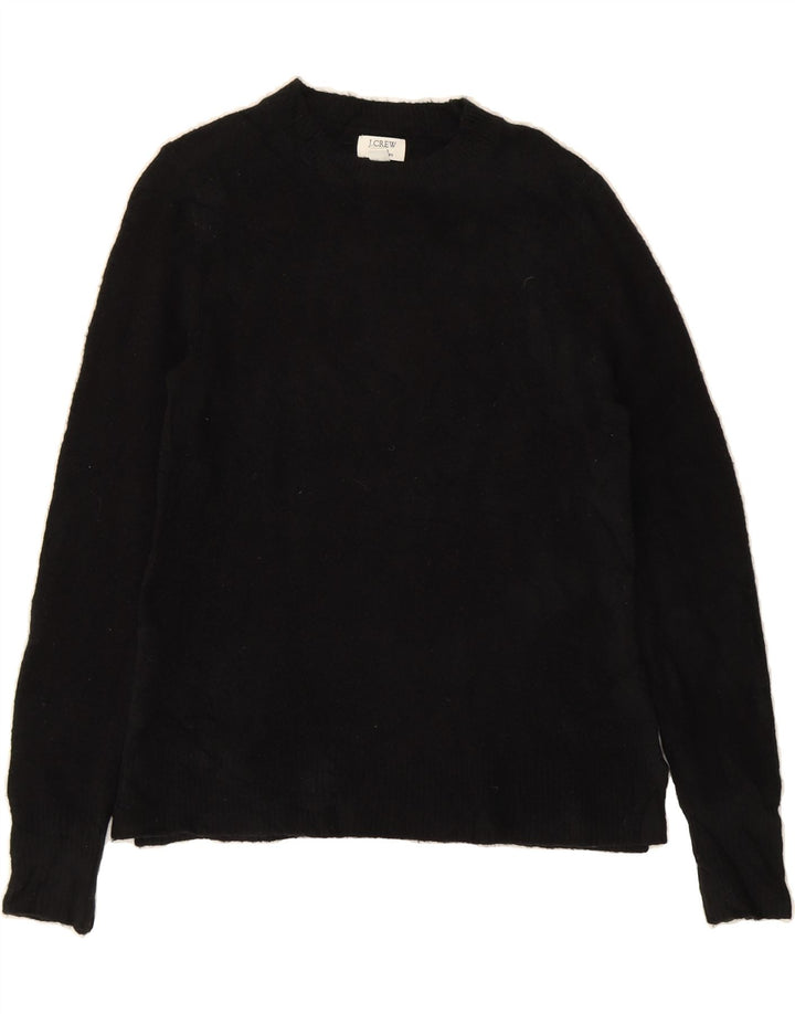 J. CREW Womens Crew Neck Jumper Sweater UK 10 Small Black Polyacrylic Vintage J. Crew and Second-Hand J. Crew from Messina Hembry 