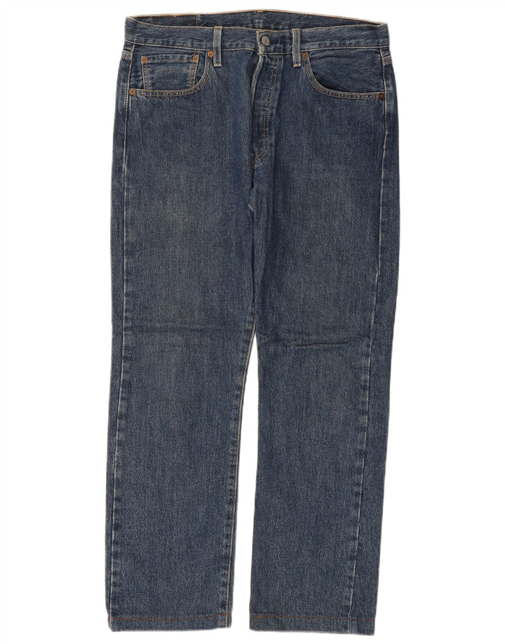 LEVI'S Jeans rectos 501 para hombre W32 L29 Algodón azul