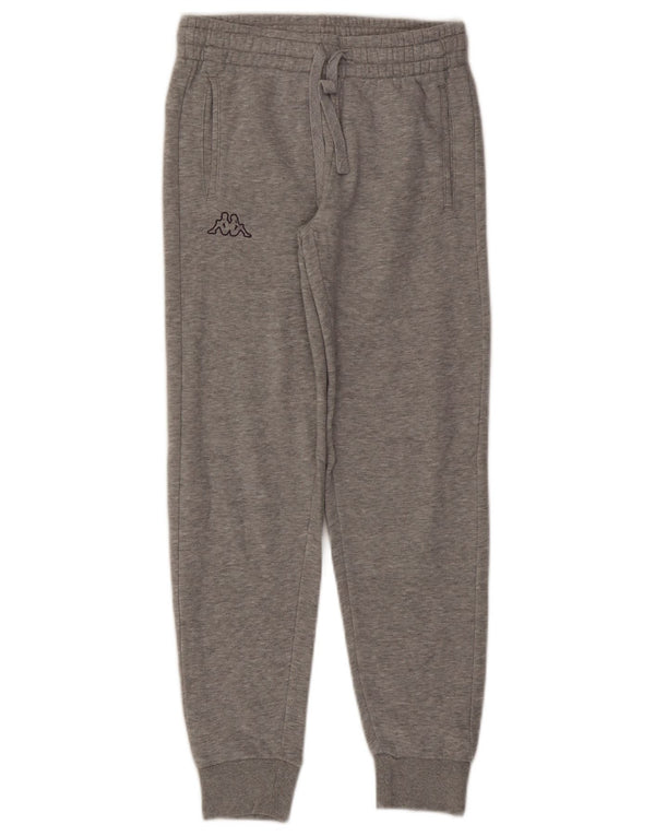 Kappa Pantalones de Chándal para Mujer Joggers UK 8 Small Gris Algodón