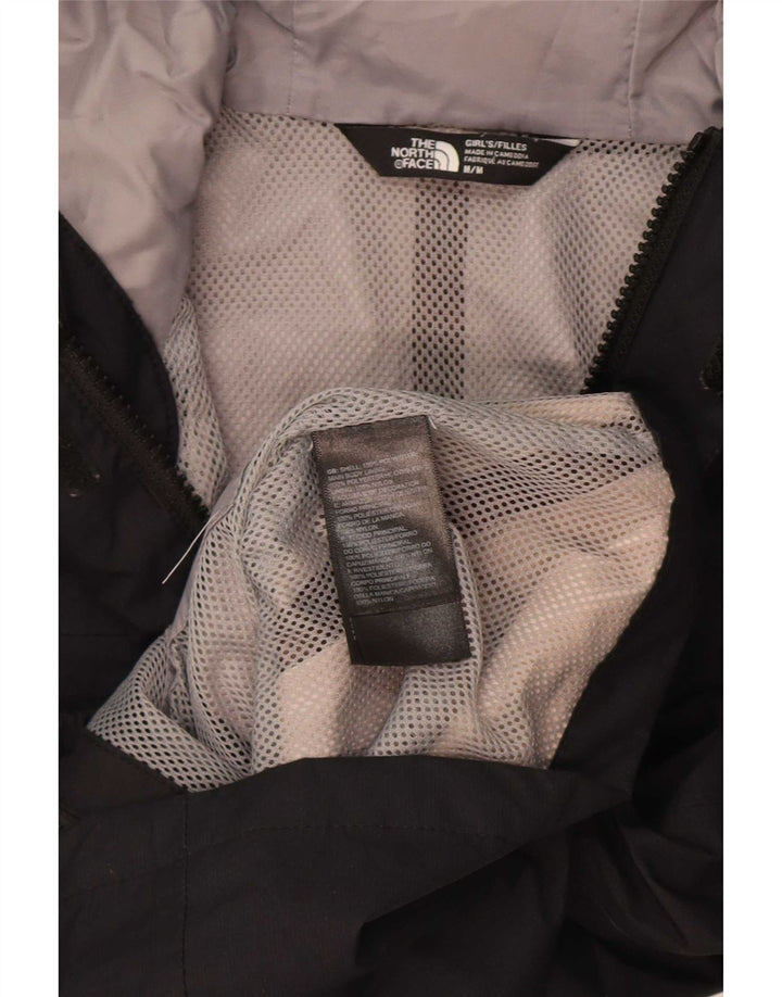 The North Face Chubasquero con capucha para niña 9-10 años Mediano Negro Poliéster