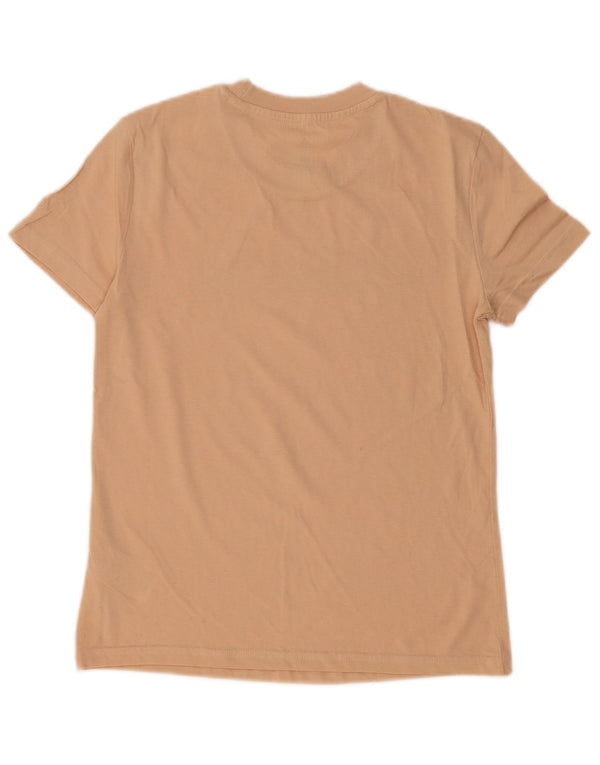 Adidas Camiseta gráfica para mujer Top UK 8/10 Small Beige