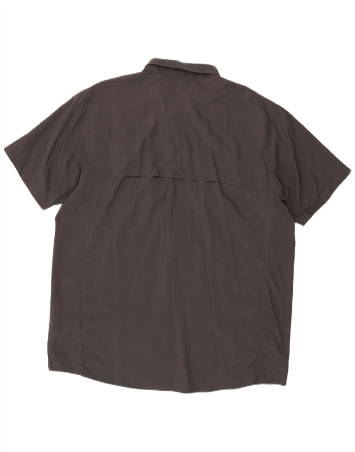 The North Face Camisa Manga Corta Hombre 2XL Nylon Gris