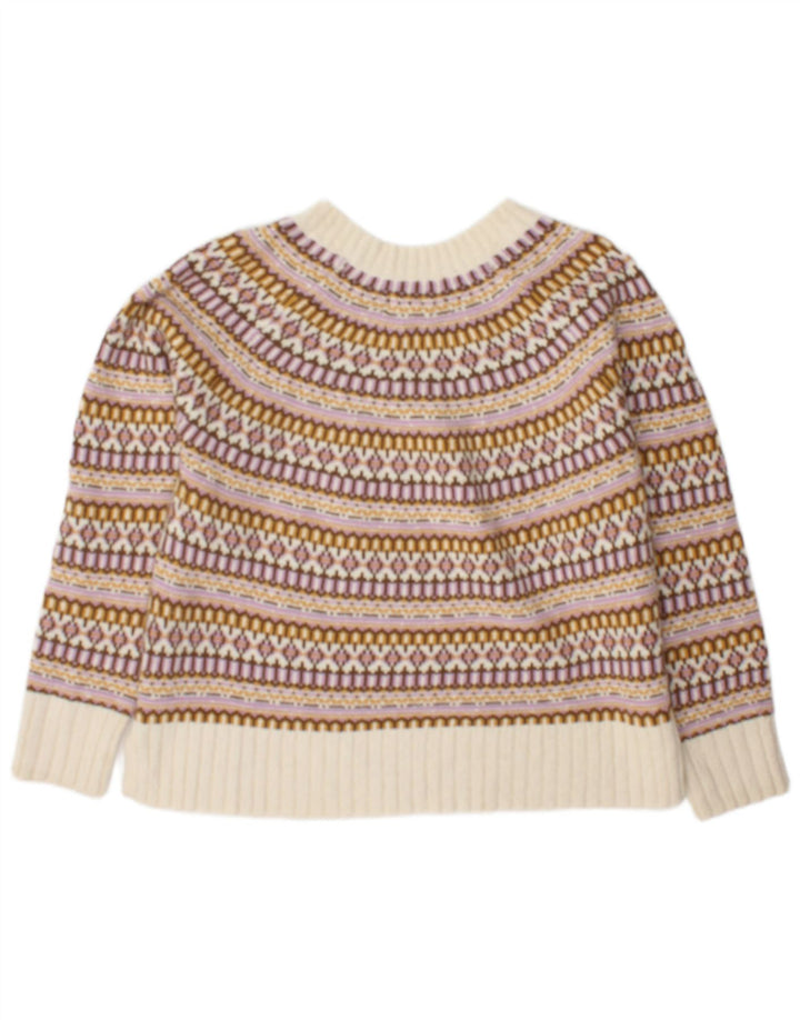 Fat Face - Jersey para mujer con cuello barco, talla 40, talla M, multicolor