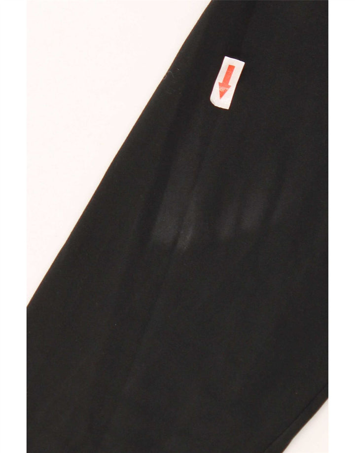 Nike Dri Fit - Chándal con cremallera y cuello para hombre, talla mediana, poliéster negro