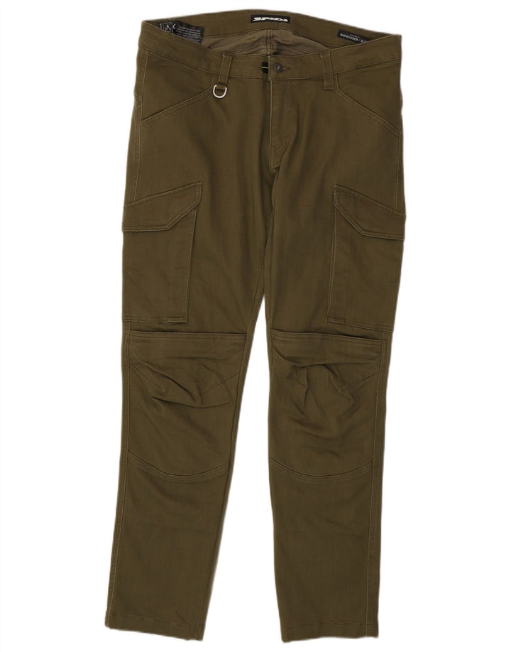 Pantalones Spidi Hombre Slim Cargo W36 L33 Algodón Caqui