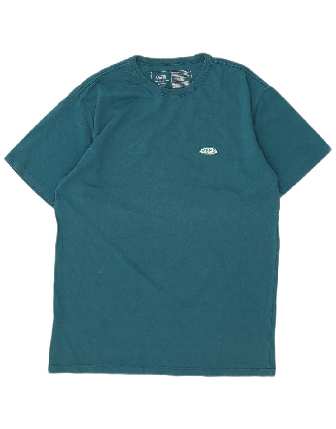 Vans Hombre Classic Fit Camiseta Top Azul Medio