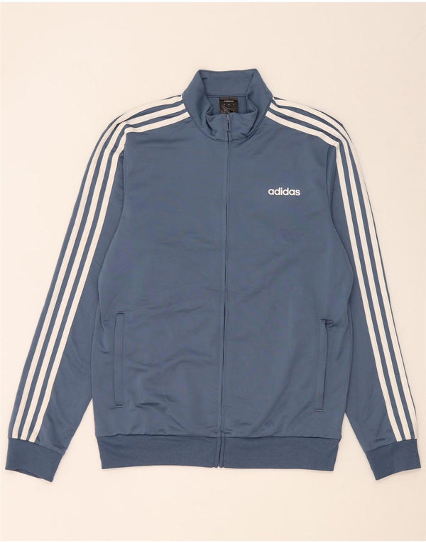 Adidas Hombre Chándal Top Chaqueta Mediana Azul Marino Poliéster