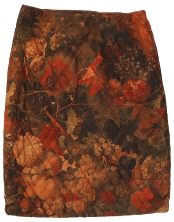 Fiorella Rubino Falda lápiz de cintura alta para mujer UK 44 Large W28 Multicolore