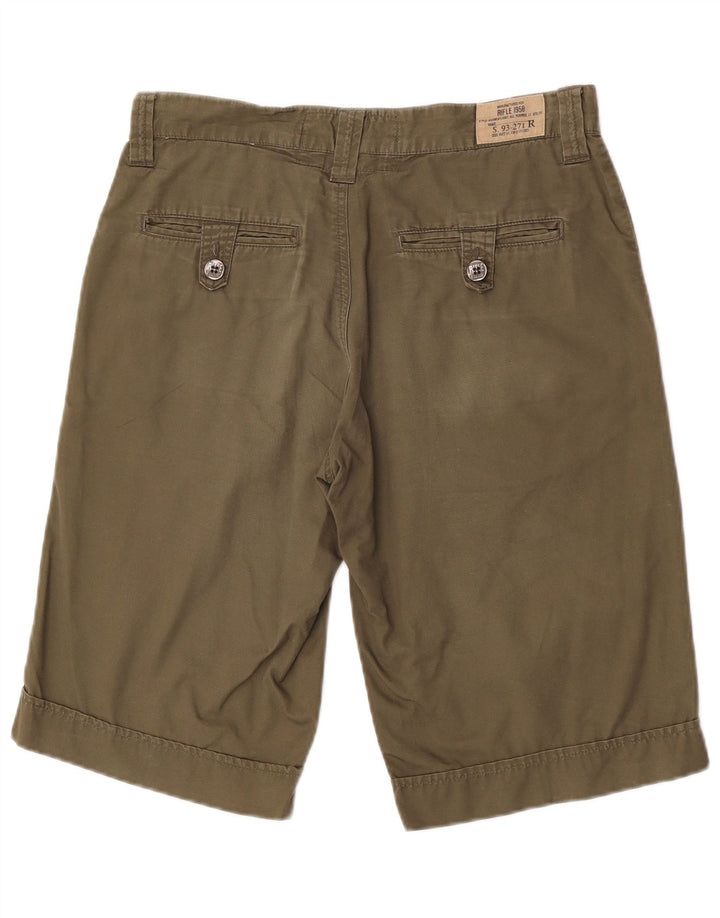 Pantalones cortos chinos Rifle para hombre W31 Algodón caqui medio