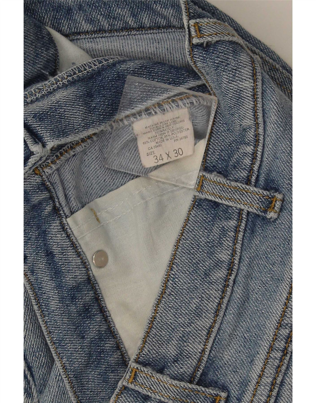 Vaqueros rectos Lee para hombre W34 L30 Algodón azul