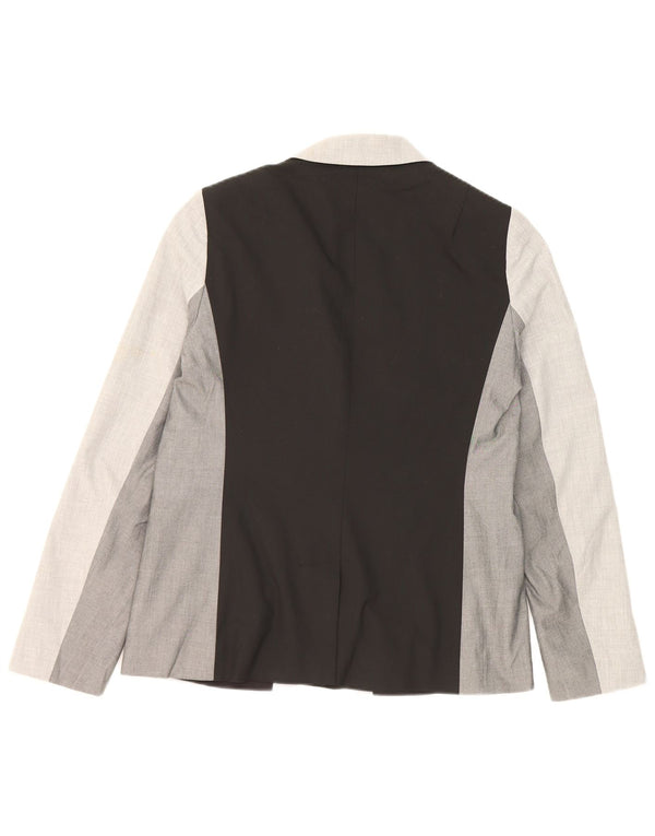 French Connection Chaqueta tipo blazer para mujer UK 40 Gris medio Clásico
