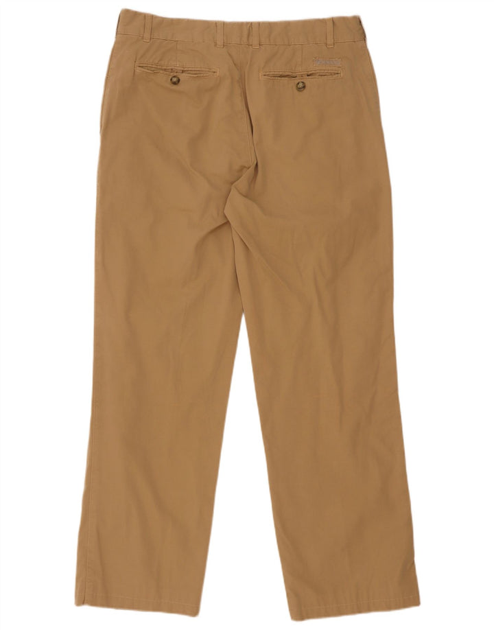 Sergio Tacchini Pantalón chino recto para hombre IT 48 Medium W32 L29 Beige