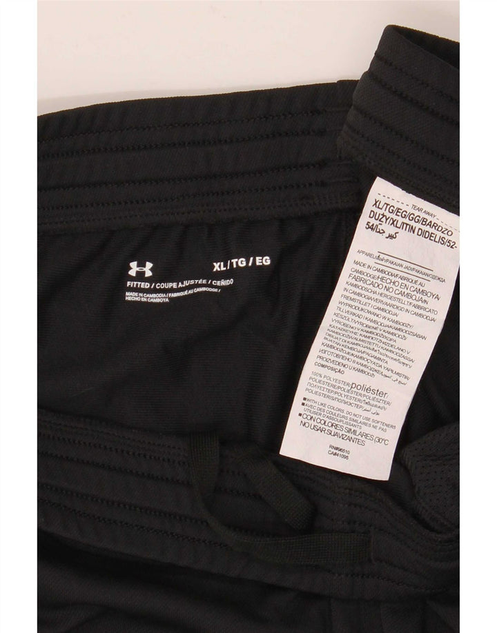 Under Armour Pantalón de chándal ajustado para hombre XL Poliéster negro