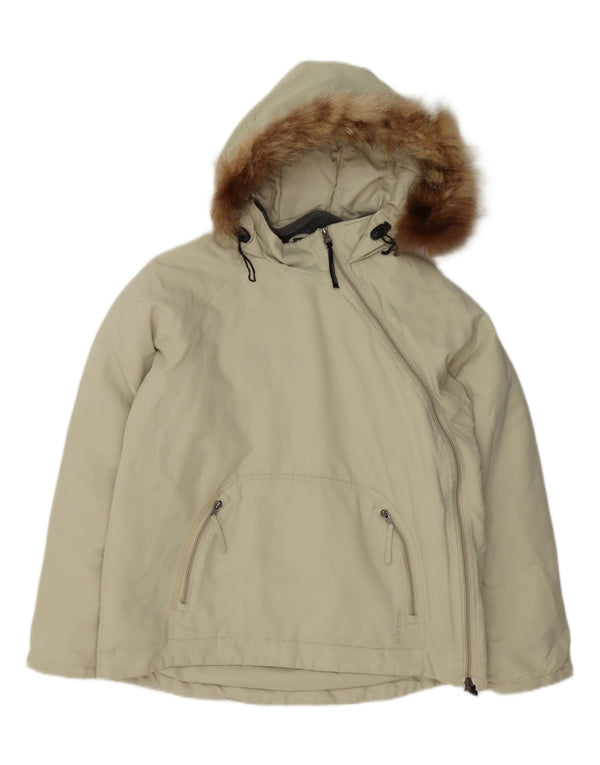 Woolrich Chaqueta acolchada con capucha para mujer UK 40 XL Nylon verde