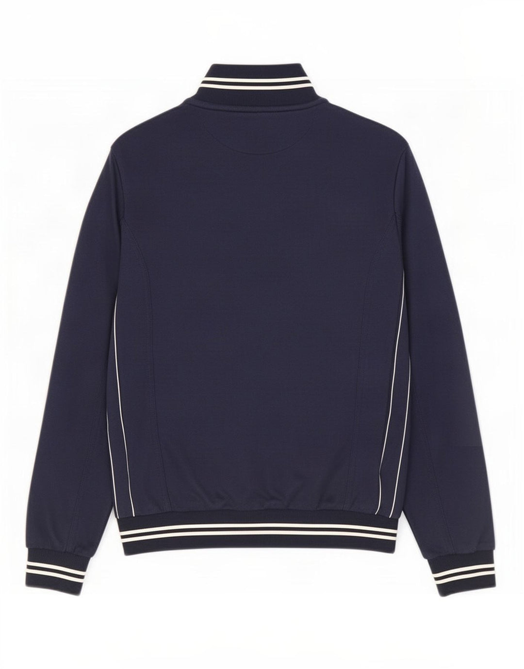 Fila Mens Chándal Top Chaqueta Pequeña Azul Marino Algodón