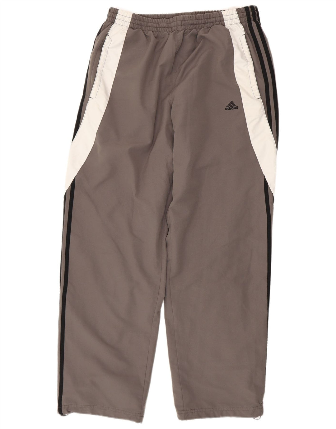 ADIDAS Pantalón de chándal para hombre Gris grande Colorblock Poliéster
