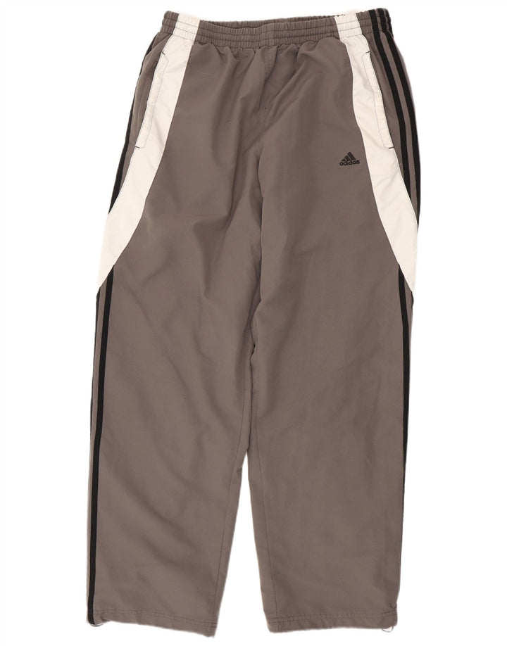 ADIDAS Pantalón de chándal para hombre Gris grande Colorblock Poliéster