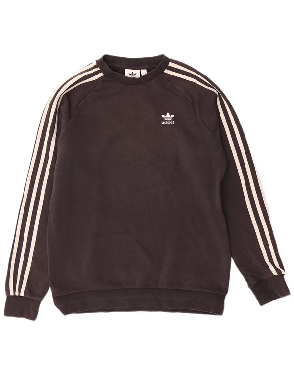 Adidas Hombre Sudadera Jumper Small Negro Algodón