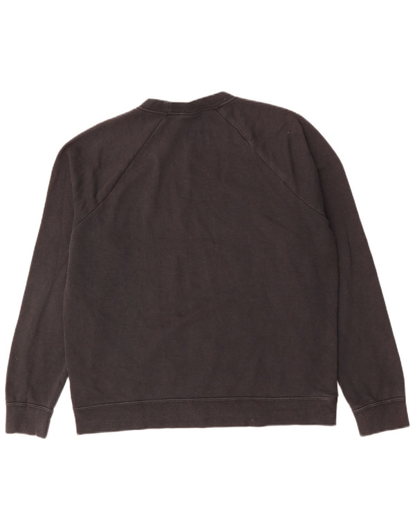 Nike - Sudadera tipo jersey para hombre, talla grande, algodón negro