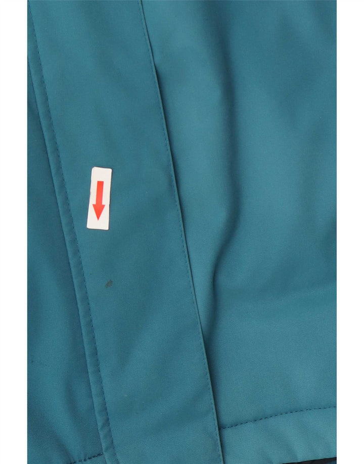 Musto Chaqueta cortavientos con capucha gráfica para mujer UK 46 Grande Poliamida azul