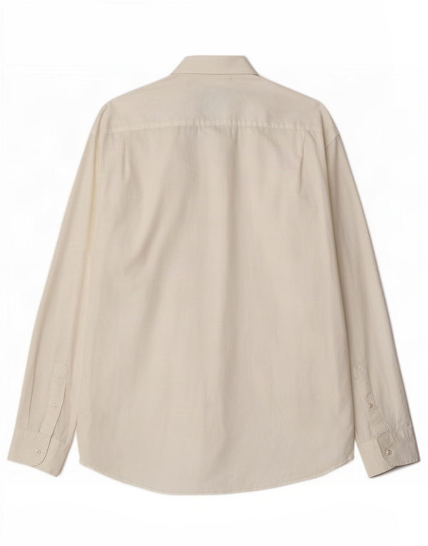 Hugo Boss Camisa para hombre Talla 42 16 1/2 Grande Blanco