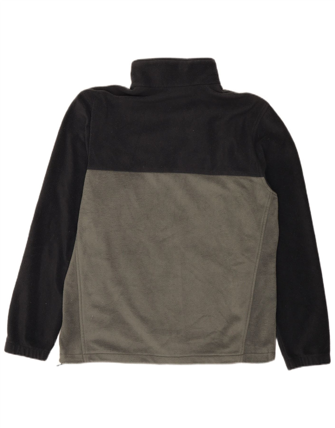 Columbia Chaqueta polar para hombre UK 40 Large Gris Colorblock Poliéster