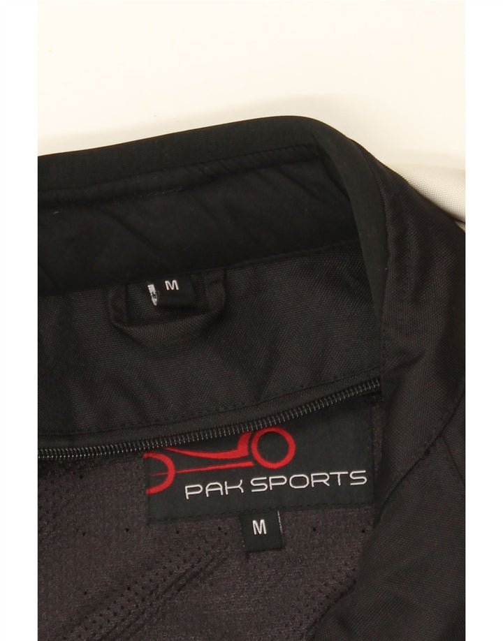 PAK SPORTS Chaqueta Racer para hombre UK 38 Mediana Bloque de color multicolor