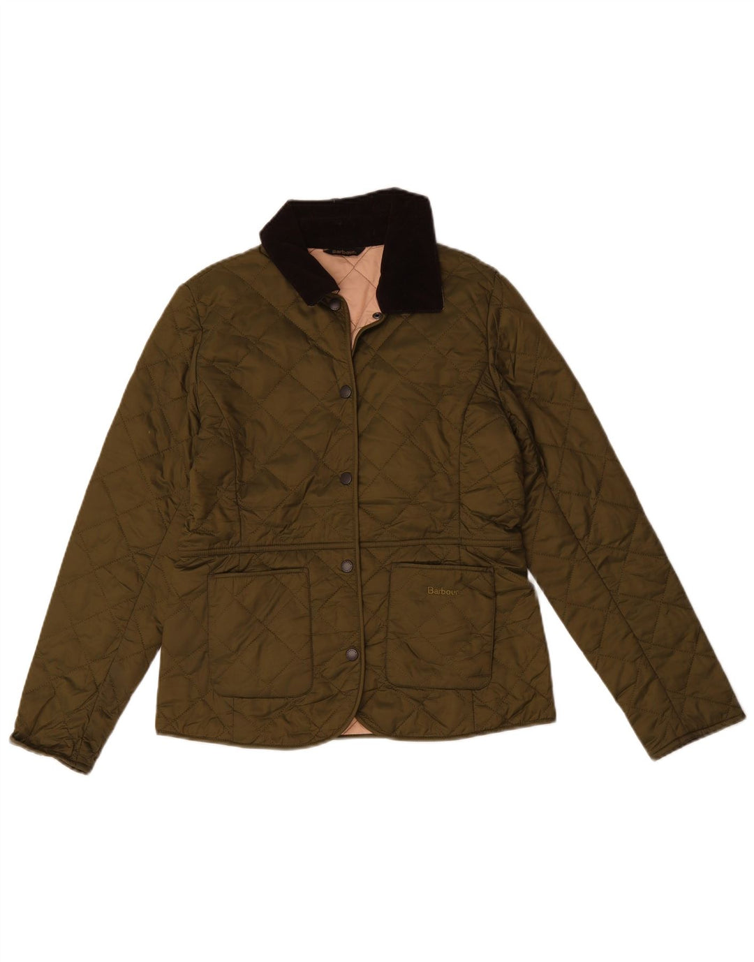 Barbour Chaqueta Acolchada Mujer UK 10 Small Caqui