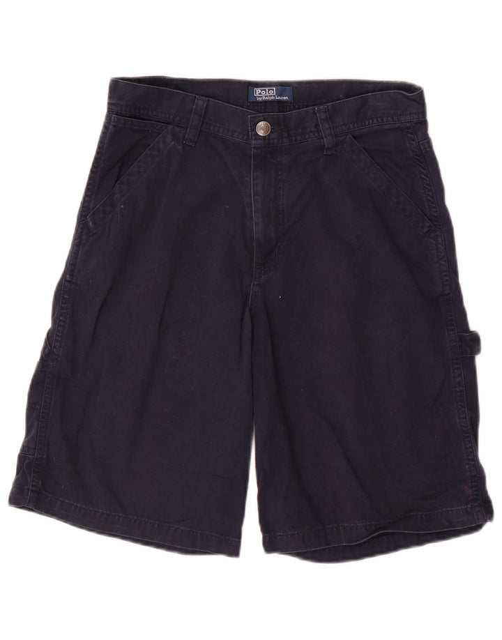 POLO RALPH LAUREN Shorts cargo para niño 11-12 años W28 Azul marino Algodón