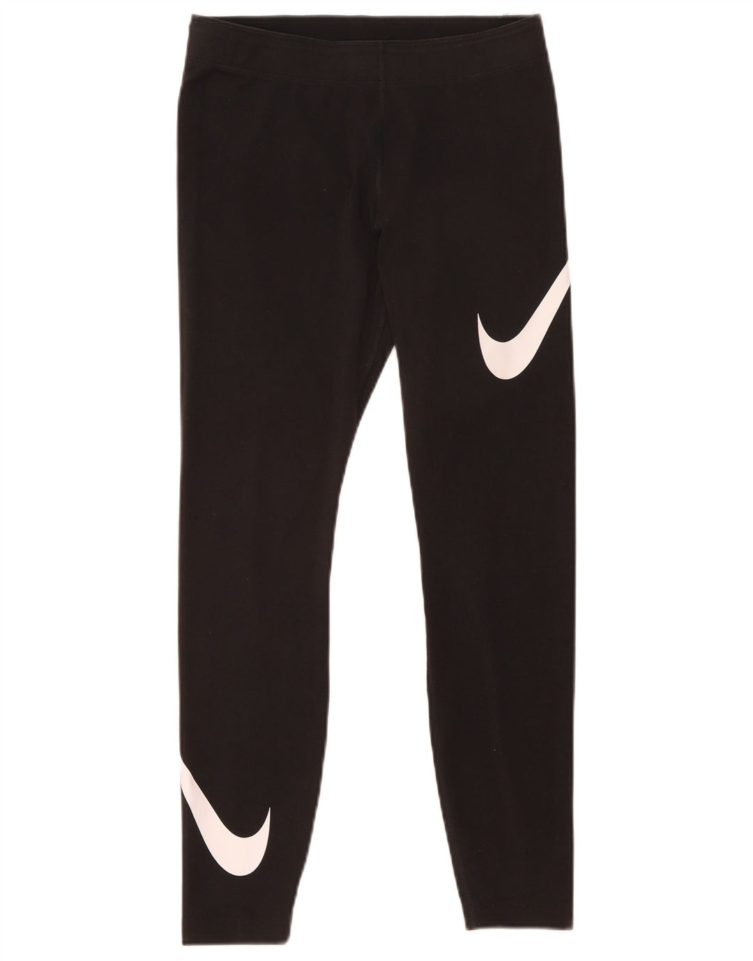 Nike - Leggings gráficos para mujer (talla 40), algodón negro mediano