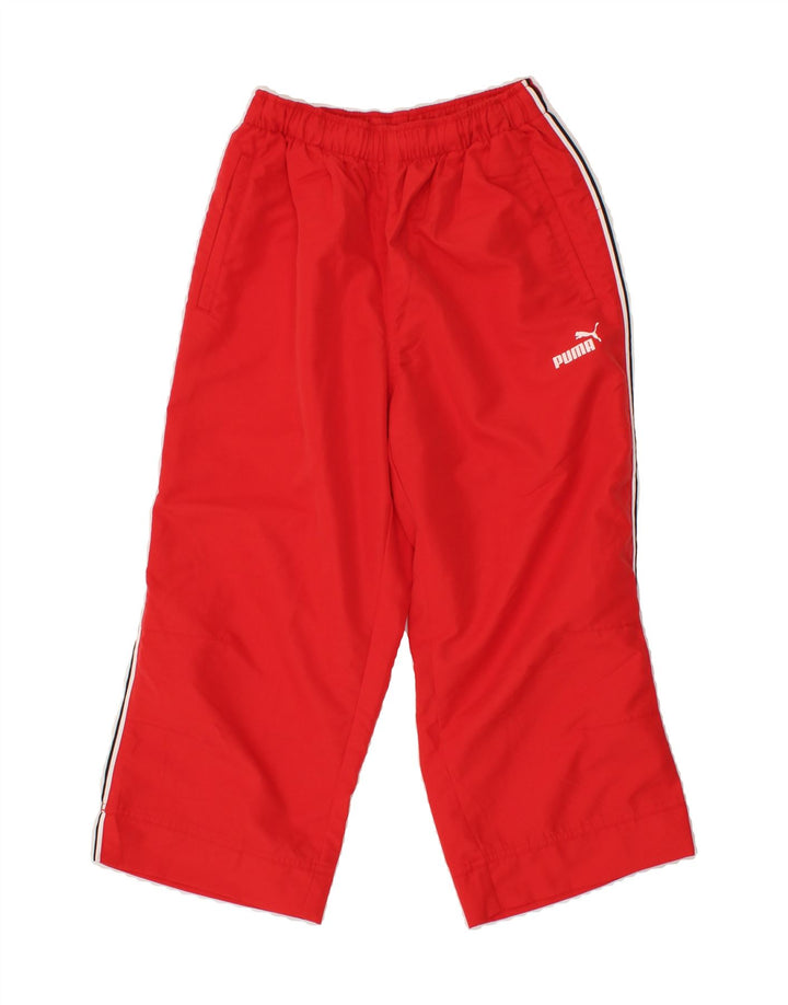 PUMA Womens Capri Tracksuit Trousers UK 6 XS  Red Polyester Vintage Puma and Second-Hand Puma from Messina Hembry 