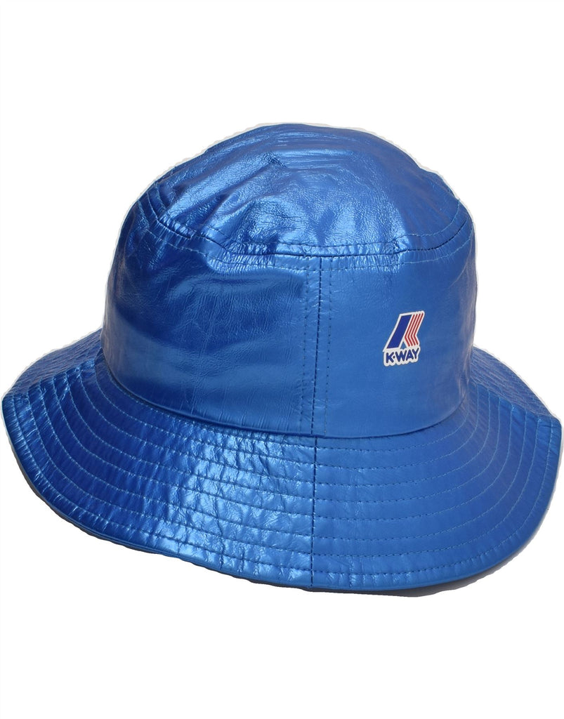 K-WAY Girls Bucket Hat 2-3 Years Blue Polyester Vintage K-Way and Second-Hand K-Way from Messina Hembry 