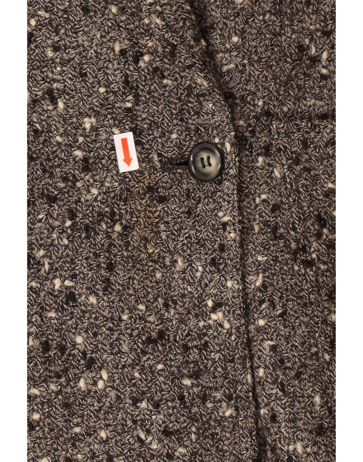 VALENTINO Blazer cruzado de mujer IT 44 Gris medio moteado