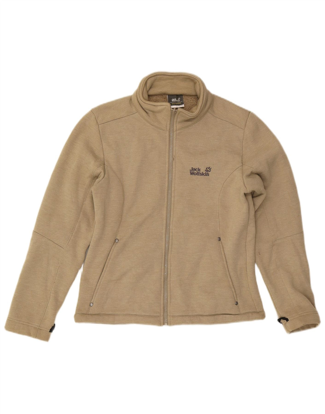 Jack Wolfskin Chaqueta de Chándal con Forro para Mujer UK 40/40 Medio Beige