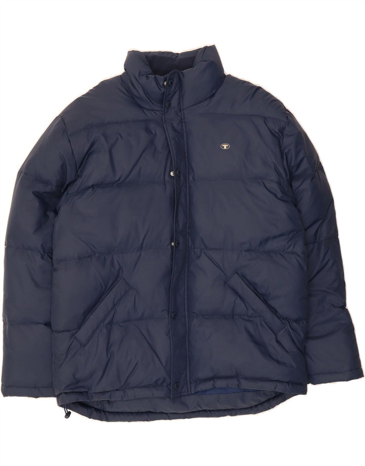 TOM TAILOR Mens Padded Jacket UK 42 XL Navy Blue Polyamide Vintage Tom Tailor and Second-Hand Tom Tailor from Messina Hembry 