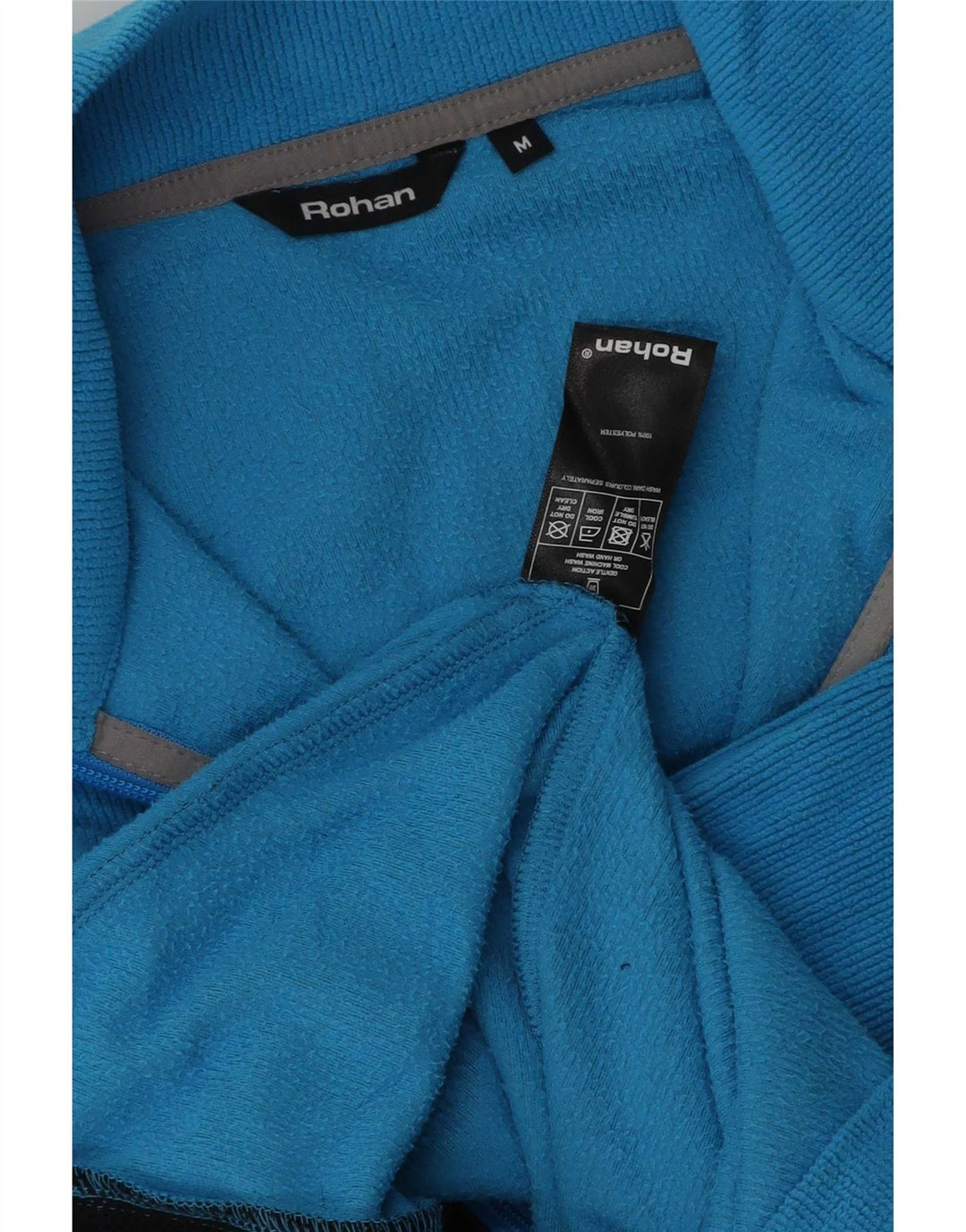 Rohan Chaqueta polar para hombre UK 38 Poliéster azul medio
