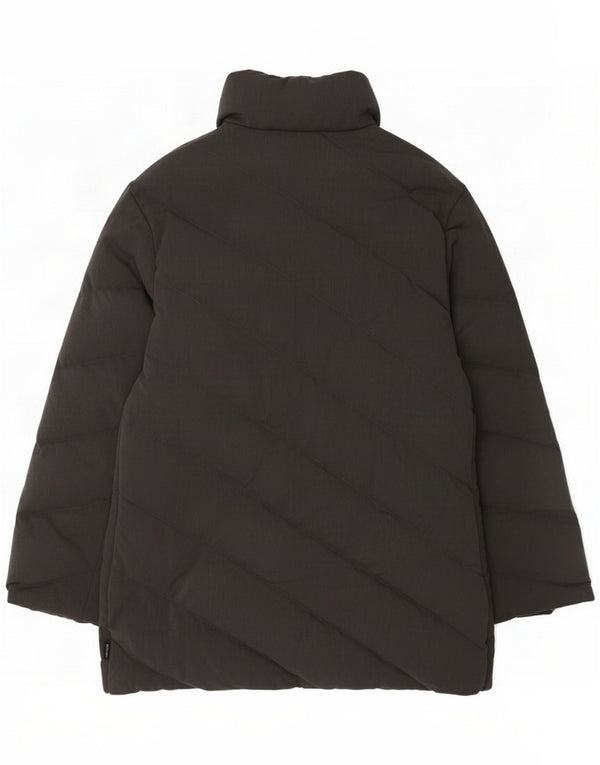 Moncler Abrigo acolchado para mujer Talla 4 Grande Gris