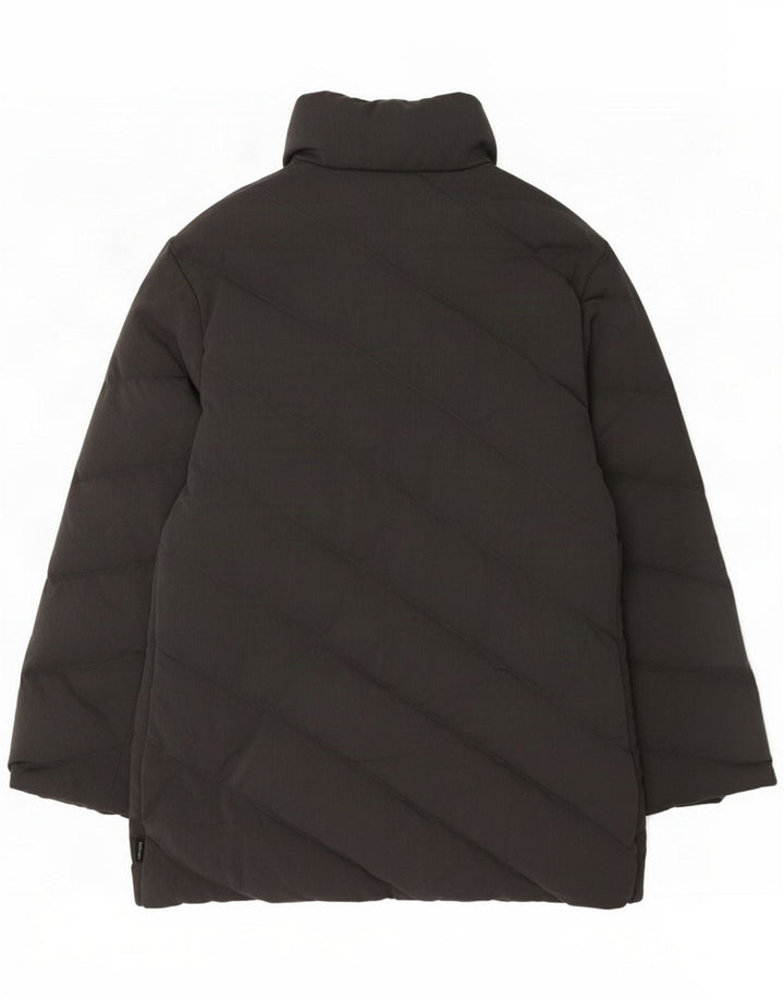 Moncler Abrigo acolchado para mujer Talla 4 Grande Gris
