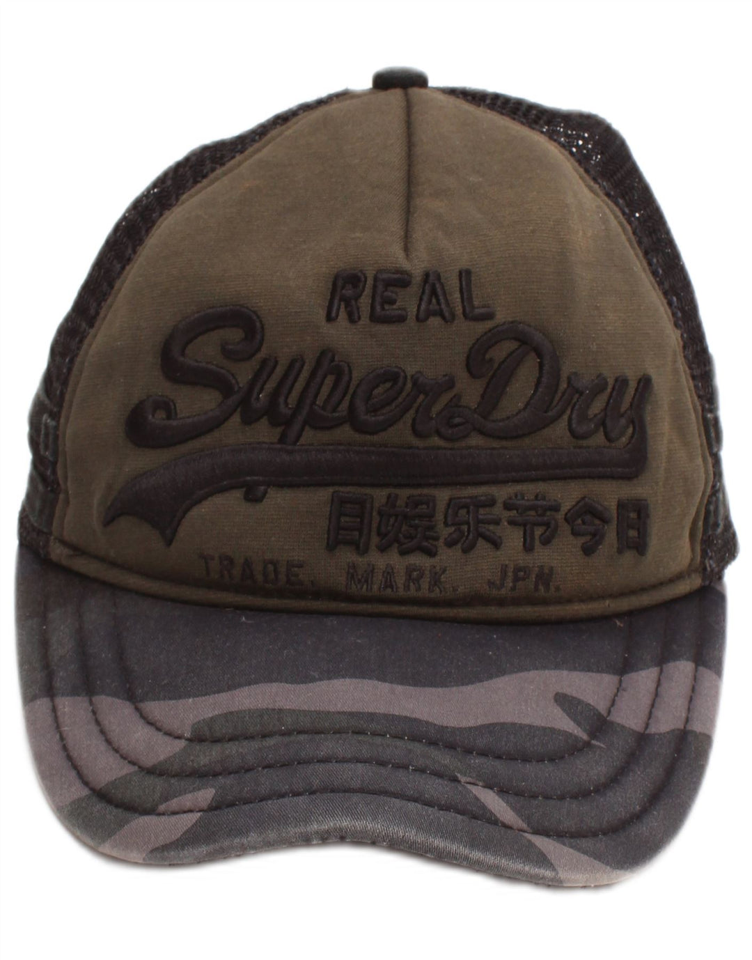 Gorra Superdry Graphic Trucker de viscosa caqui talla única para hombre