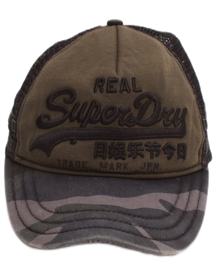 Gorra Superdry Graphic Trucker de viscosa caqui talla única para hombre