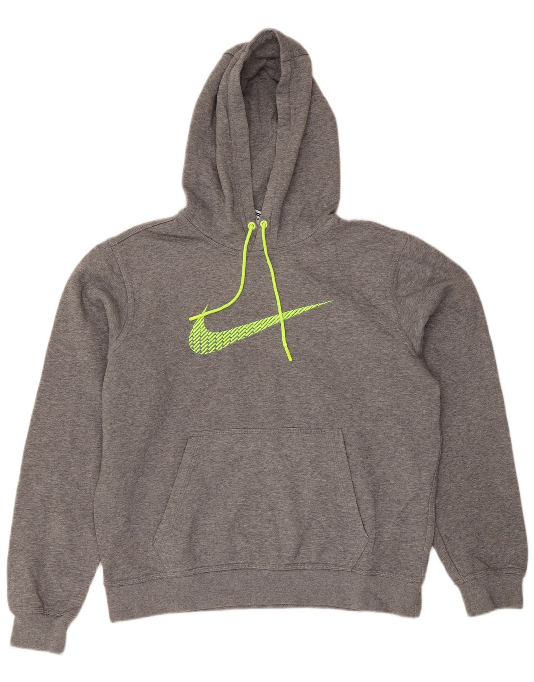 Nike Jersey con capucha de ajuste regular para hombre, color gris medio, algodón